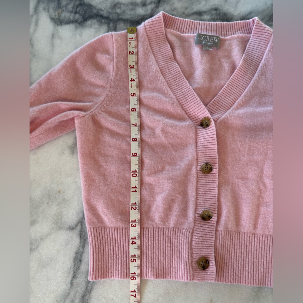 J. Crew Cropped Cashmere Cardigan Sz XS - Picture 7 of 7